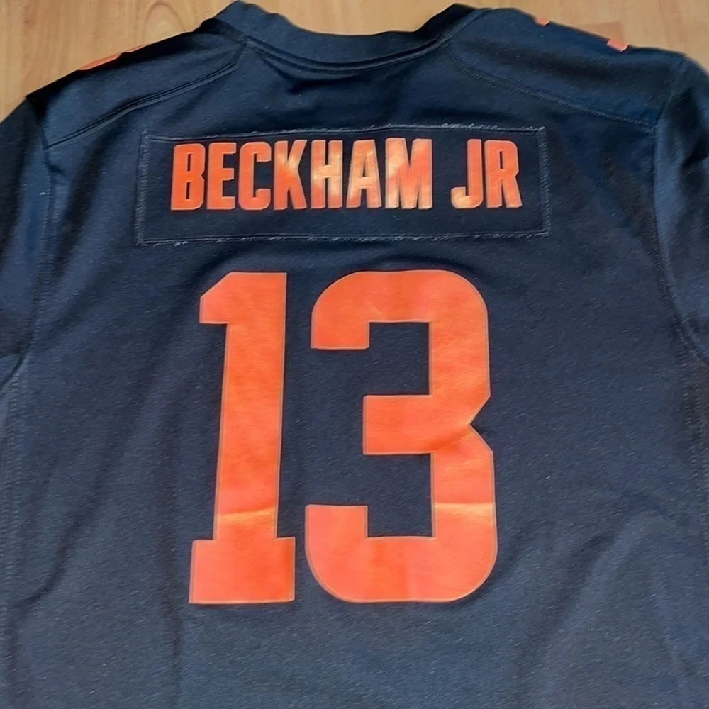 Nike Odell Beckham Jr. Brown Cleveland Browns Alternate Game Jersey youth XL